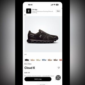 ON CLOUD CLOUD 6 sz 10.5 mens new in box online for $160 plus tax EVERYWHERE!!!